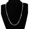 Chain Necklace Figaro Mariner Chain Unique Design Fashion Silver Plated Silver Necklace Jewelry For Christmas Gifts Party Gift Daily Casual