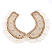 Chain Pearl Zircon Detachable Collar Necklace