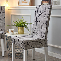Chair Cover Dining Chair Slipcover Super Fit Stretch Removable Washable Short Dining Chair Protector Cover Seat Slipcover for Hotel/Dining Room/Ceremony/Banquet Wedding Party