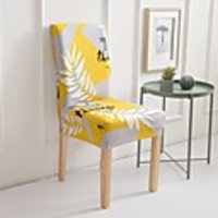 Chair Cover Dining Chair Slipcover Super Fit Stretch Removable Washable Short Dining Chair Protector Cover Seat Slipcover for Hotel/Dining Room/Ceremony/Banquet Wedding Party