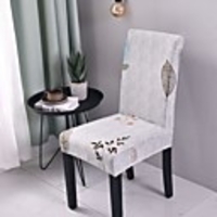 Chair Cover Dining Chair Slipcover Super Fit Stretch Removable Washable Short Dining Chair Protector Cover Seat Slipcover for Hotel/Dining Room/Ceremony/Banquet Wedding Party