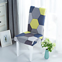 Chair Cover Dining Chair Slipcover Super Fit Stretch Removable Washable Short Dining Chair Protector Cover Seat Slipcover for Hotel/Dining Room/Ceremony/Banquet Wedding Party