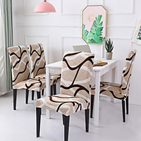 Chair Cover Striped / Print / Contemporary Printed Polyester Slipcovers miniinthebox
