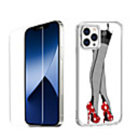 Characters Case For Apple iPhone 12 iPhone 11 iPhone 12 Pro Max Unique Design Protective Case with Screen Protector Shockproof Back Cover TPU