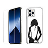 Characters Case For Apple iPhone 12 iPhone 11 iPhone 12 Pro Max Unique Design Protective Case with Screen Protector Shockproof Back Cover TPU