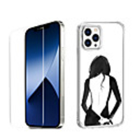 Characters Case For Apple iPhone 12 iPhone 11 iPhone 12 Pro Max Unique Design Protective Case with Screen Protector Shockproof Back Cover TPU