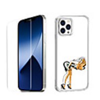 Characters Case For Apple iPhone 12 iPhone 11 iPhone 12 Pro Max Unique Design Protective Case with Screen Protector Shockproof Back Cover TPU