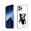 Characters Case For Apple iPhone 12 iPhone 11 iPhone 12 Pro Max Unique Design Protective Case with Screen Protector Shockproof Back Cover TPU