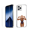 Characters Case For Apple iPhone 12 iPhone 11 iPhone 12 Pro Max Unique Design Protective Case with Screen Protector Shockproof Back Cover TPU