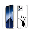 Characters Case For Apple iPhone 12 iPhone 11 iPhone 12 Pro Max Unique Design Protective Case with Screen Protector Shockproof Back Cover TPU
