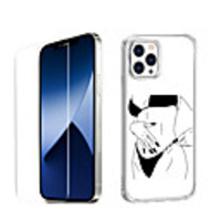 Characters Case For Apple iPhone 12 iPhone 11 iPhone 12 Pro Max Unique Design Protective Case with Screen Protector Shockproof Back Cover TPU