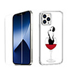 Characters Case For Apple iPhone 12 iPhone 11 iPhone 12 Pro Max Unique Design Protective Case with Screen Protector Shockproof Back Cover TPU