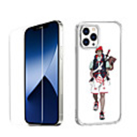 Characters Fashion Case For iPhone 12 iPhone 11 iPhone 12 Pro Max Unique Design Protective Case with Screen Protector Shockproof Back Cover TPU