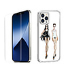 Characters Fashion Case For iPhone 12 iPhone 11 iPhone 12 Pro Max Unique Design Protective Case with Screen Protector Shockproof Back Cover TPU