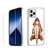 Characters Fashion Case For iPhone 12 iPhone 11 iPhone 12 Pro Max Unique Design Protective Case with Screen Protector Shockproof Back Cover TPU