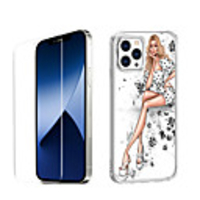 Characters Fashion Case For iPhone 12 iPhone 11 iPhone 12 Pro Max Unique Design Protective Case with Screen Protector Shockproof Back Cover TPU