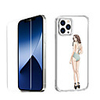 Characters Fashion Case For iPhone 12 iPhone 11 iPhone 12 Pro Max Unique Design Protective Case with Screen Protector Shockproof Back Cover TPU