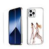 Characters Fashion Case For iPhone 12 iPhone 11 iPhone 12 Pro Max Unique Design Protective Case with Screen Protector Shockproof Back Cover TPU