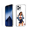 Characters Fashion Case For iPhone 12 iPhone 11 iPhone 12 Pro Max Unique Design Protective Case with Screen Protector Shockproof Back Cover TPU