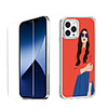 Characters Fashion Case For iPhone 12 iPhone 11 iPhone 12 Pro Max Unique Design Protective Case with Screen Protector Shockproof Back Cover TPU