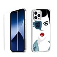 Characters Fashion Case For iPhone 12 iPhone 11 iPhone 12 Pro Max Unique Design Protective Case with Screen Protector Shockproof Back Cover TPU