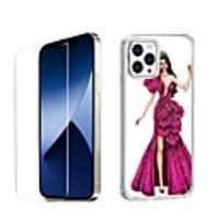Characters Fashion Case For iPhone 12 iPhone 11 iPhone 12 Pro Max Unique Design Protective Case with Screen Protector Shockproof Back Cover TPU