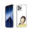 Characters Fashion Case For iPhone 12 iPhone 11 iPhone 12 Pro Max Unique Design Protective Case with Screen Protector Shockproof Back Cover TPU