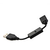 Charger and Data Switch Adapter for Apple iPad 2/iPad/iPhone 4/iPods - Black
