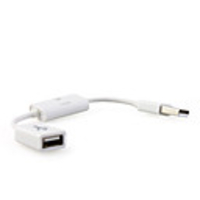 Charger and Data Switch Adapter for Apple iPad 2/iPad/iPhone 4/iPods - White