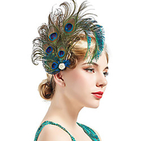 Charleston 1920s Vintage The Great Gatsby Flapper Headband Women