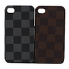 Check Pattern Protective Plastic Case for iPhone 4 (Color Assorted)