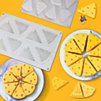 Cheese Shaped Cake Mold For Baking Dessert Ring Art Mousse Silicone 3D Mould Silicon Moule Pan Pastry Tools