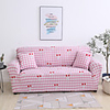 Cherry Print 1-Piece Sofa Cover Couch Cover Furniture Protector Soft Stretch Slipcover Spandex Jacquard Fabric Super Fit for 1~4 Cushion Couch and L Shape Sofa, Easy to Install(1 Free Cushion Cover)