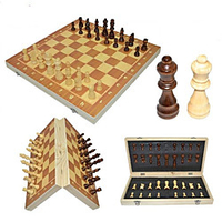 Chess Game Family Magnetic Parent-Child Interaction Wooden Boys