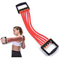 Chest Expander Resistance Band / Exercise Tube 1 pcs Sports TPE Home Workout Gym Workout Exercise Fitness Portable Adjustable Non Toxic Stretchy Strength Training Lightweight Shoulder Strength