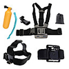 Chest Harness Front Mounting Floating Buoy All in One 1 pcs For Action Camera Gopro 6 All Gopro Xiaomi Camera Gopro 4 Black SJCAM Diving Surfing Ski / Snowboard PVC(PolyVinyl Chloride) Cotton ABS