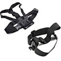 Chest Harness Front Mounting Foldable Adjustable Convenient For Action Camera Gopro 6 All Gopro Xiaomi Camera Gopro 4 Silver Gopro 4 Session Diving Surfing Ski / Snowboard Velcro Cotton ABS / SJCAM