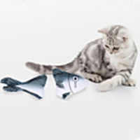 Chew Toy Catnip Plush Toy Interactive Toy Cat Toys Set Cat Pet Toy 1pc Fish Pet Exercise Releasing Pressure Plush Gift