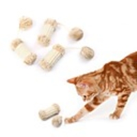 Chew Toy Plush Toy Interactive Toy Cat Toys Set Cat Pet Toy 1pc Pet Exercise Releasing Pressure Sisal Gift