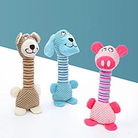 Chew Toy Plush Toy Interactive Toy Dog Toy Dog Play Toy Sqeauking Toy Dog Pet Friendly Pet Exercise Releasing Pressure Plush Fabric Gift Pet Toy Pet Play miniinthebox