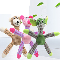 Chew Toy Plush Toy Interactive Toy Dog Toy Dog Play Toy Sqeauking Toy Dog Pet Friendly Pet Exercise Releasing Pressure Plush Fabric Gift Pet Toy Pet Play miniinthebox