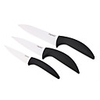 Chic Chefs Horizontal Ceramic Knives Set With Holder(3-Pack)