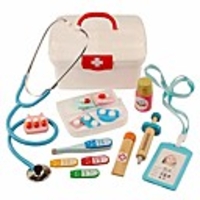 child doctor nurse oral dentist house play toy set simulation stethoscope medical equipment suitcase toys gifts birthday present -red dentist