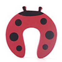 Child Safety Cartoon Door Stop Red