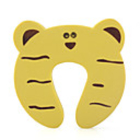 Child Safety Cartoon Door Stop Yellow
