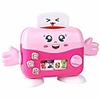 children kid boy girl mini kitchen electrical appliance bread machine toy set early education dummy household pretended play house gift (pink)