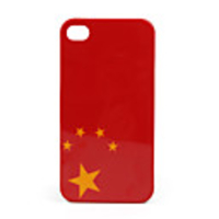 China Flag Hard Protection Back Case for Apple iPhone 4