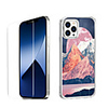 Chinese Style Case For Apple iPhone 12 iPhone 11 iPhone 12 Pro Max Unique Design Protective Case with Screen Protector Shockproof Back Cover TPU