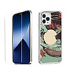 Chinese Style Case For Apple iPhone 12 iPhone 11 iPhone 12 Pro Max Unique Design Protective Case with Screen Protector Shockproof Back Cover TPU
