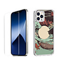 Chinese Style Case For Apple iPhone 12 iPhone 11 iPhone 12 Pro Max Unique Design Protective Case with Screen Protector Shockproof Back Cover TPU